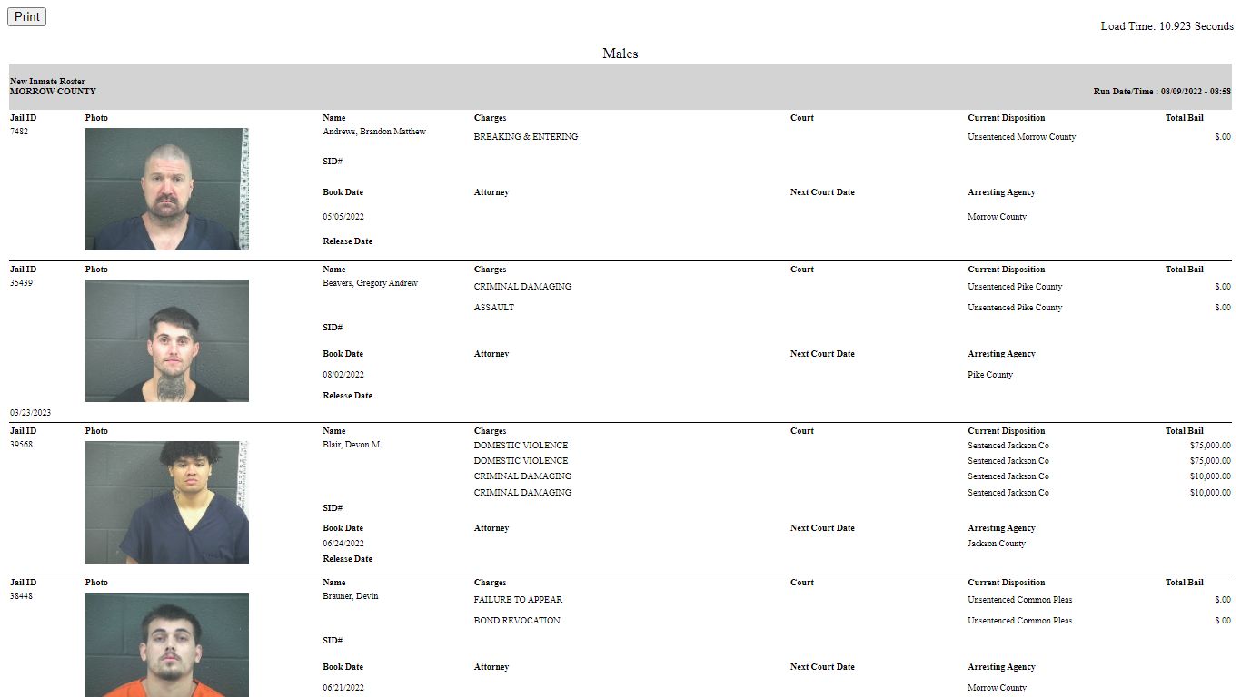 New Inmate Roster - jdsinc.net